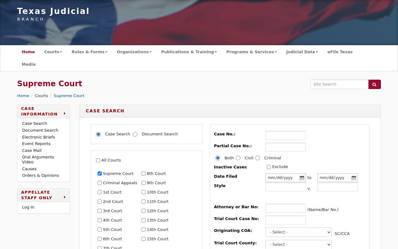 Harker Heights residents directory Texas appellate case search